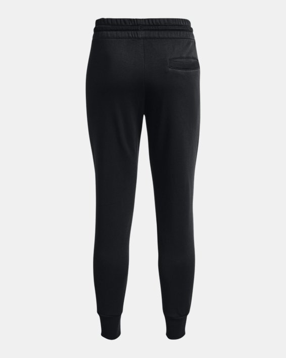 Women's UA Rival Fleece Pants in Black image number 5